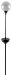 Moonrays 99924 Color Changing Solar Glass Ball Fixture, 1-Pack