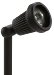 Paradise GL22724BK Low-Voltage Cast-Aluminum 20-Watt Halogen Spot Light with Glass Lens, Black