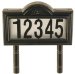 Moonrays 93100 Double-Sided Solar-Powered Lighted Address Sign